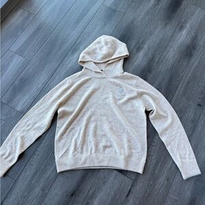 Golf — Women's Cream Cashmere Hoodie Sweater — Trump Doral Golf Course